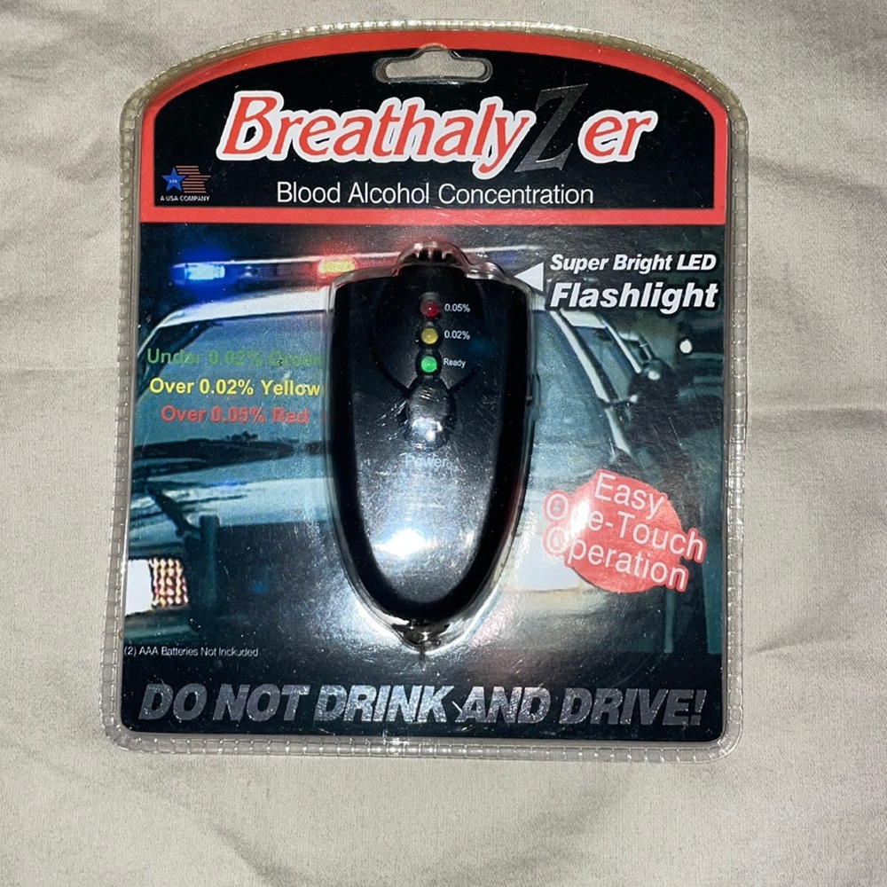 Breathalyzer keychain